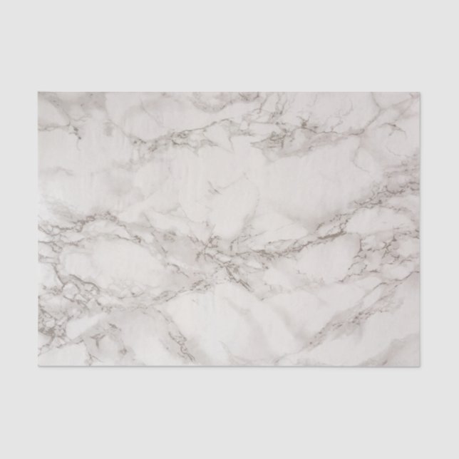 Marble white and grey tissue paper (Front)
