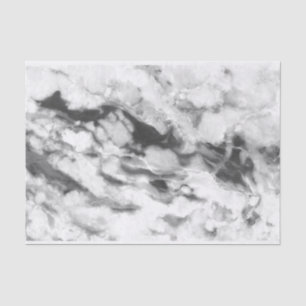 Marble White And Grey Tissue Paper