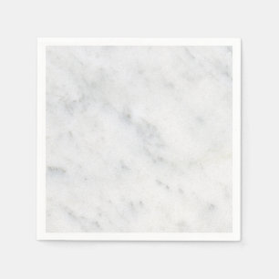 marble white stone modern cocktail napkin