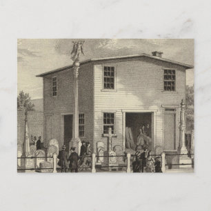 Marble Works of WE Raymond Postcard