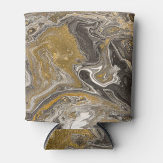 Marbled acrylic, nature-inspired texture. can cooler