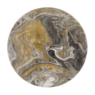 Marbled acrylic, nature-inspired texture. cutting board