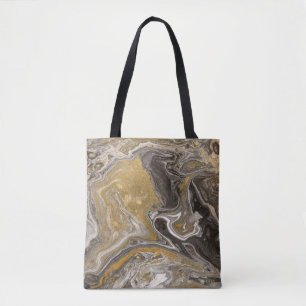 Marbled acrylic, nature-inspired texture. tote bag