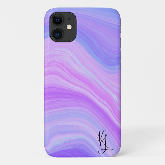 Marbled Agate Personalized Phone Case (Back)
