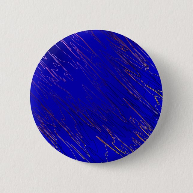 Marbled Blue 2 Inch Round Button (Front)
