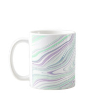 Marbled Blue Purple Green White