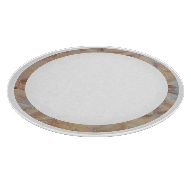 Marbled Elegance Cutting Board (Corner)