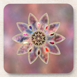 Marbled Galaxies Cork Coaster