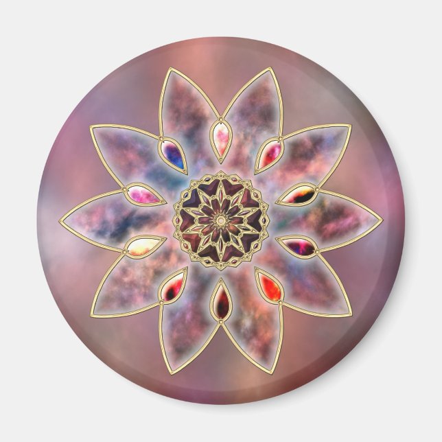 Marbled Galaxies Magnet (Front)