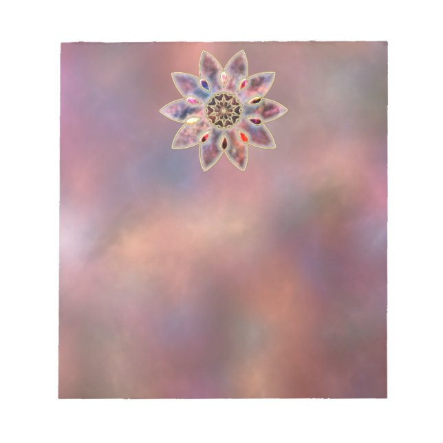 Marbled Galaxies Notepad (Front)