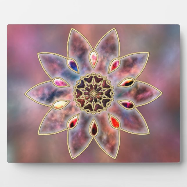 Marbled Galaxies Photo Plaque (Front)