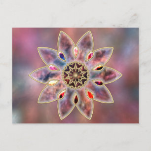 Marbled Galaxies Postcard