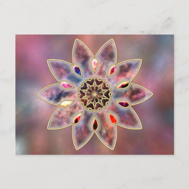 Marbled Galaxies Postcard (Front)