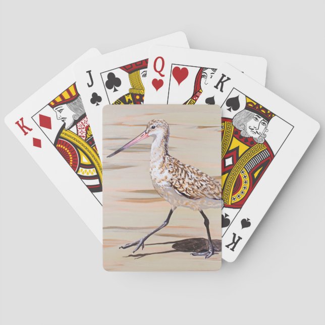Marbled Godwit Playing Cards (Back)