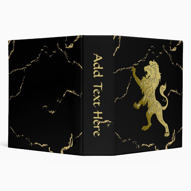 Marbled Golden Royal Lion   Binder (Background)