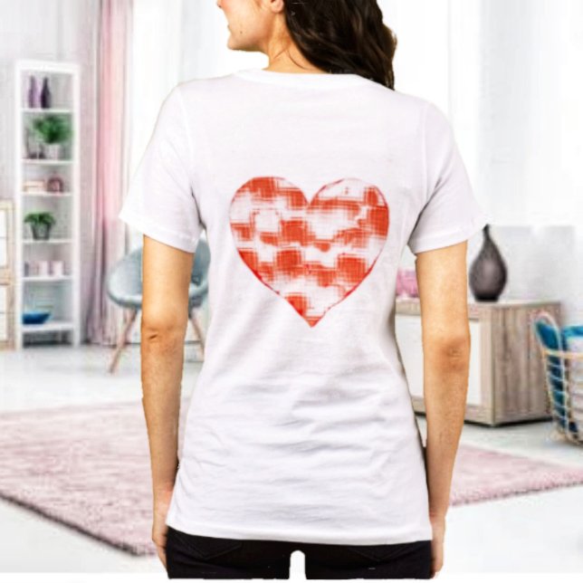 Marbled Heart Tri-Blend Shirt (This Marbled Heart Tri-Blend T-Shirt, has you coming and going!)