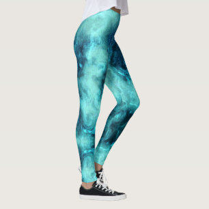 Marbled Jade  Leggings