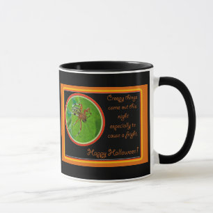 Marbled Orb Weaver Spider Happy Halloween Items Mug