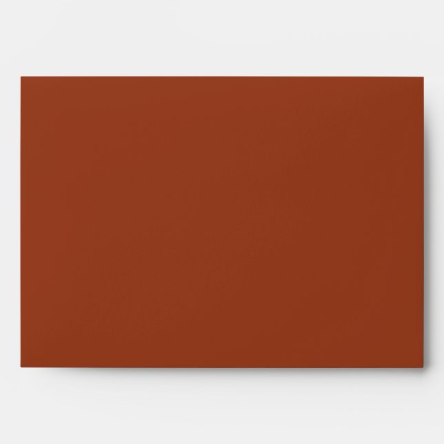 Marbled Paper Autumn Colours Invitation Envelope (Front)