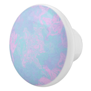 Marbled Pastel Ceramic Knob