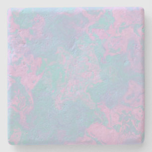 Marbled Pastel Stone Coaster