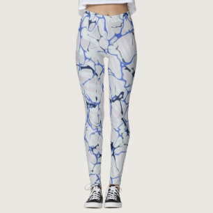 Marbled Pattern-1Leggings Leggings