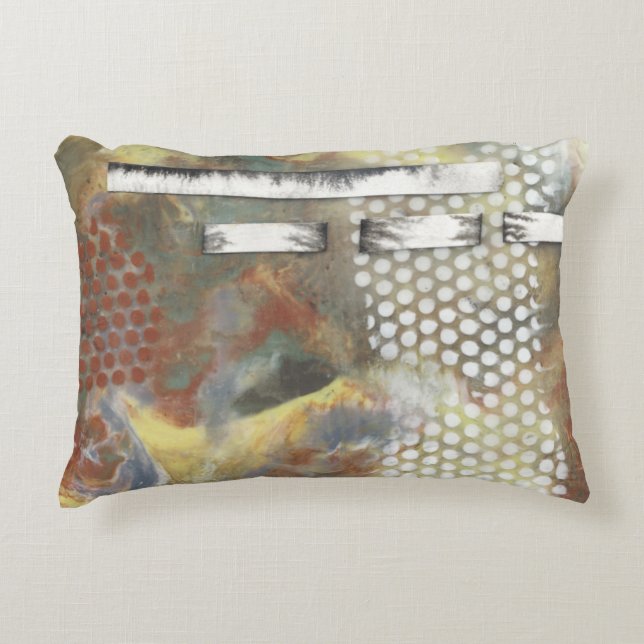 Marbled Pixels II Accent Pillow (Front)