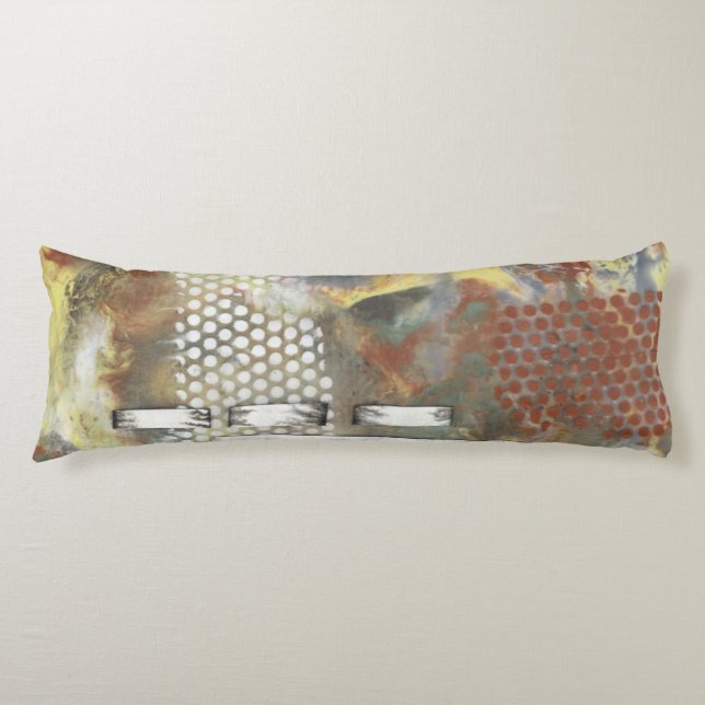 Marbled Pixels II Body Pillow (Front)