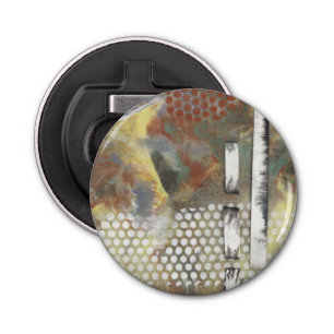 Marbled Pixels II Bottle Opener