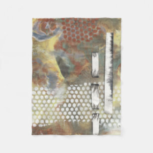 Marbled Pixels II Fleece Blanket