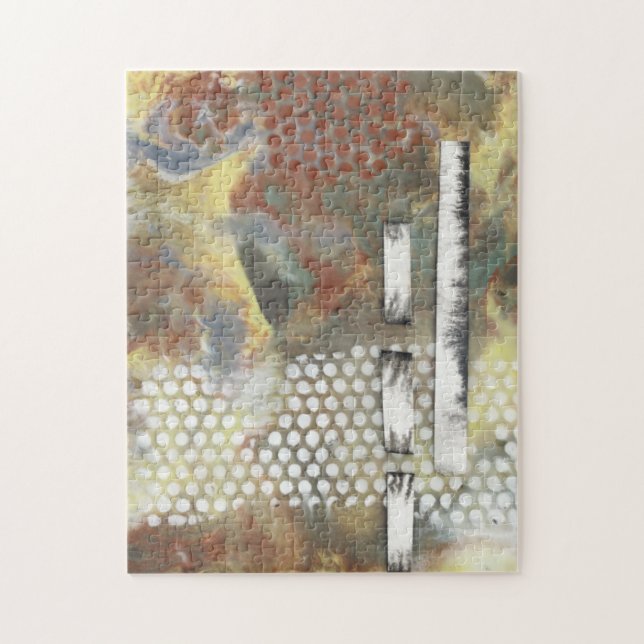 Marbled Pixels II Jigsaw Puzzle (Vertical)