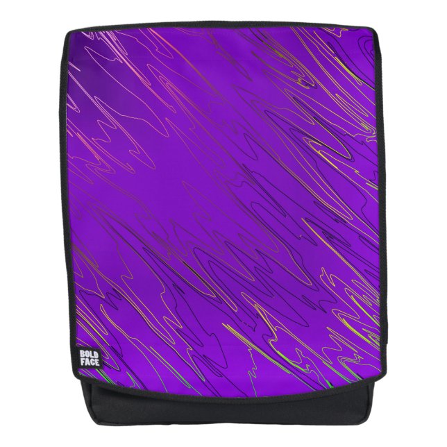 Marbled Purple  Backpack (Front)