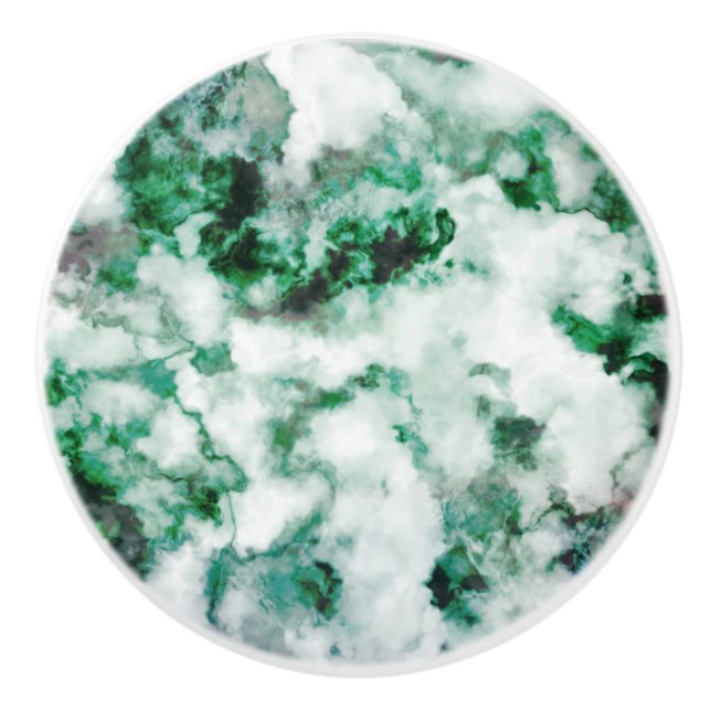 Marbled Quartz Texture Ceramic Knob (Front)