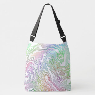 Marbled Rainbow Crossbody Bag