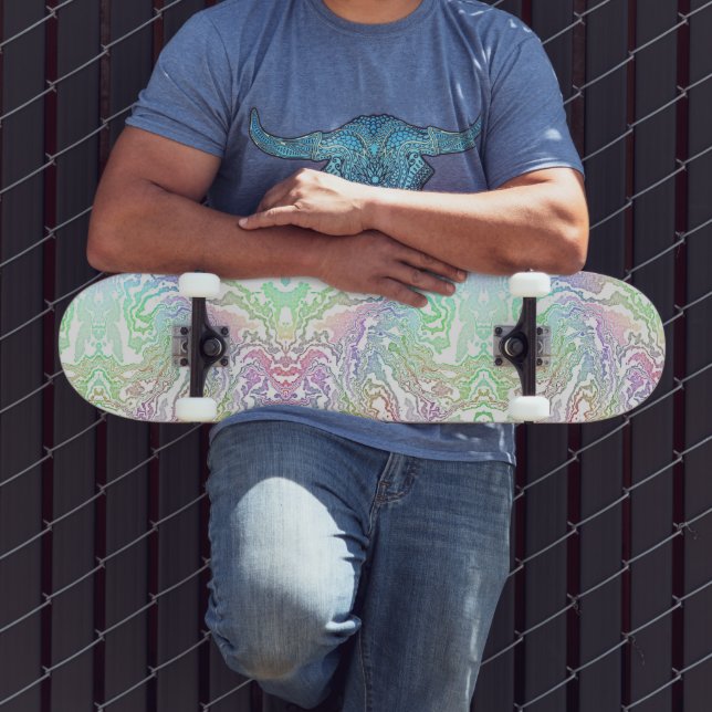 Marbled Rainbow Skateboard (Outdoor 3)