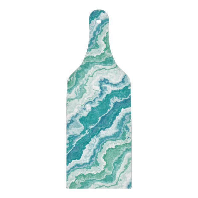 marbled sea foam : cutting board (Front)