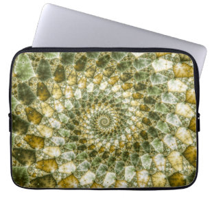 Marbled Shards - Mandelbrot Art Laptop Sleeve