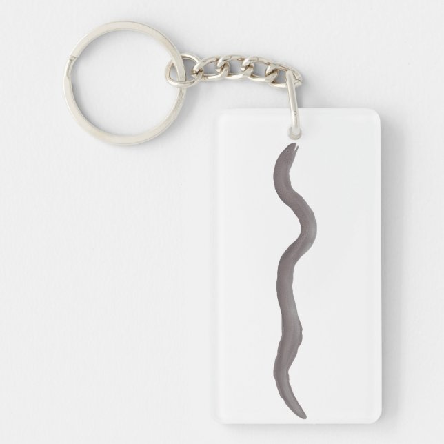 Marbled Swamp Eel Keychain (Front)