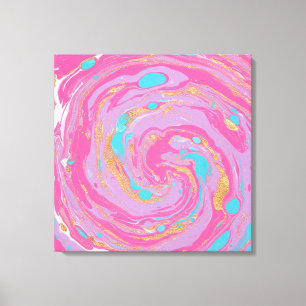 Marbled Swirl Canvas Print
