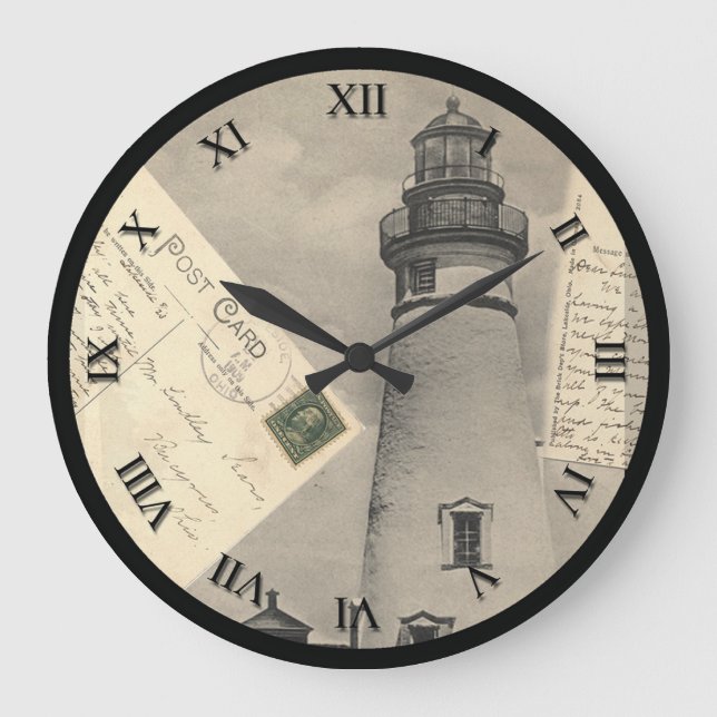 Marblehead, horloge de carte postale de l'Ohio - (Recto)