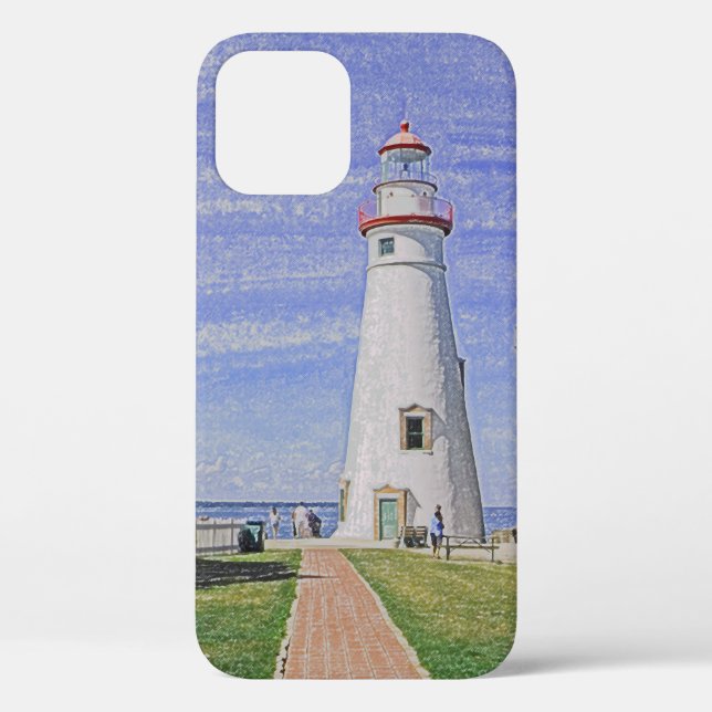  MARBLEHEAD LIGHTHOUSE Case-Mate iPhone CASE (Back)