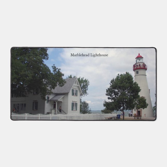 Marblehead Lighthouse desk mat (Front)