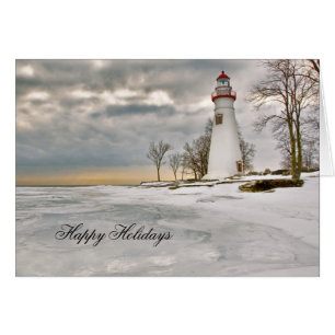 Marblehead Lighthouse in the Snow