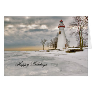 Marblehead Lighthouse in the Snow