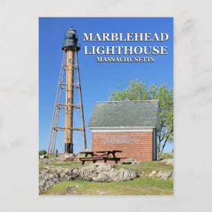 Marblehead Lighthouse, Massachusetts Postcard