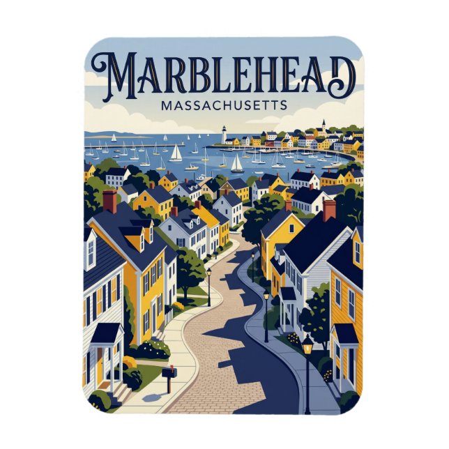 Marblehead USA Magnet (Vertical)