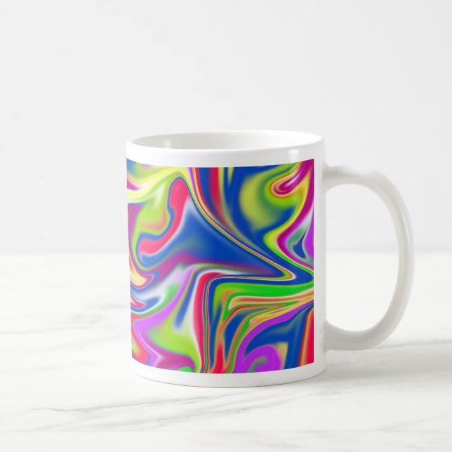 Marbleized Candy Liquid,_ Coffee Mug (Right)
