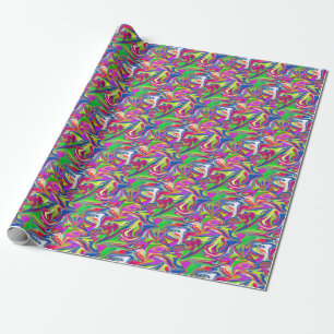 Marbleized Candy Liquid,_ Wrapping Paper