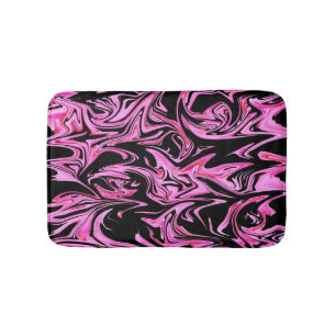 Marbleized Fairy Floss, Small Memory Foam Bath Mat
