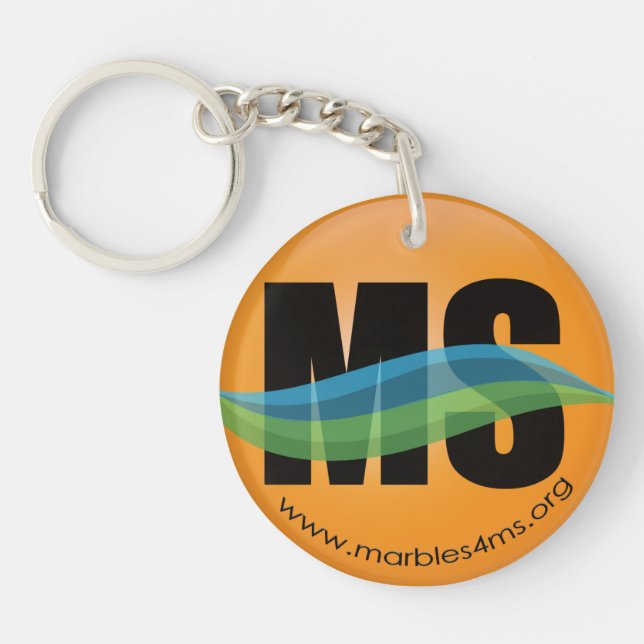 Marbles4MS Marbles Keychain (Front)